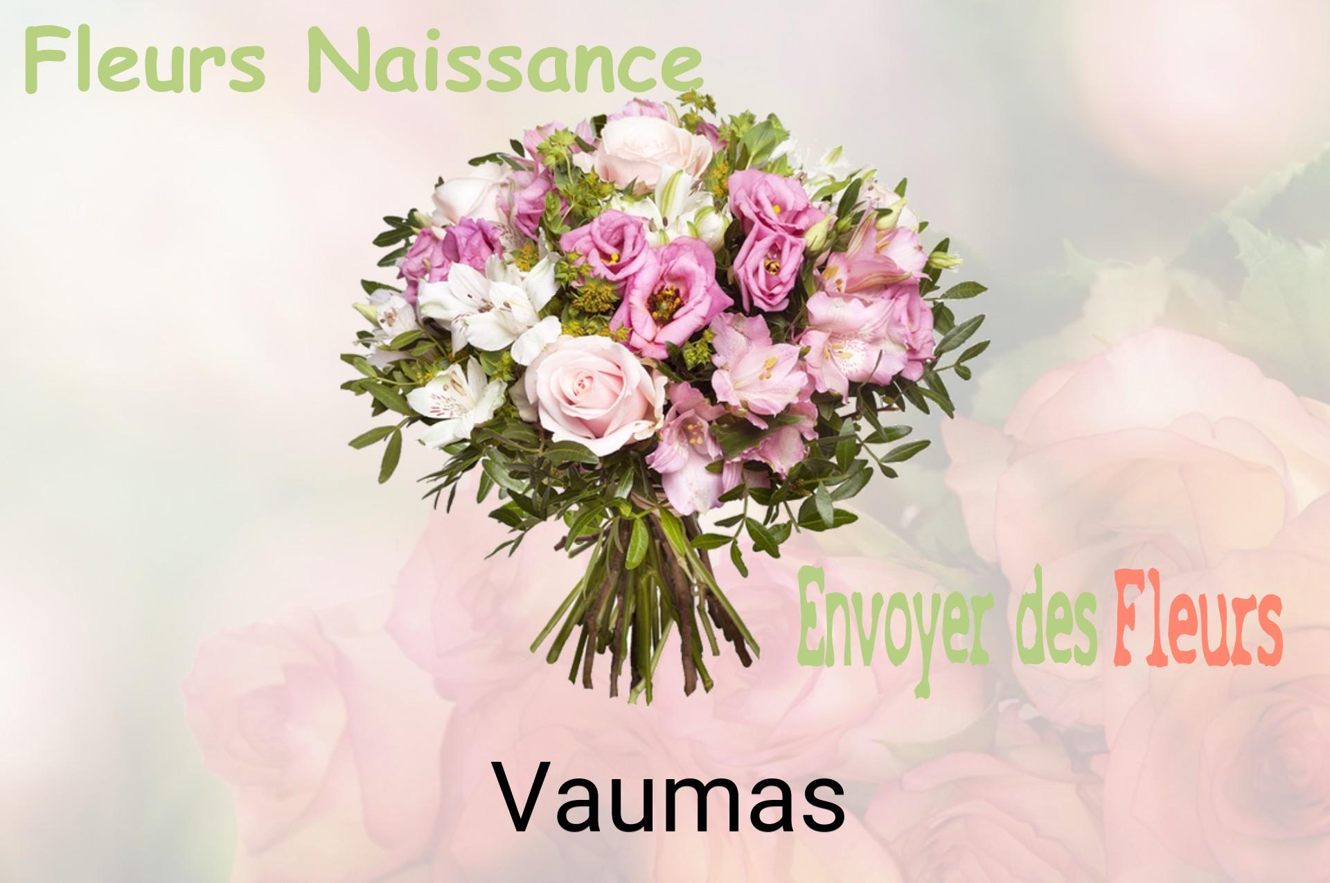 Bouquet de fleurs de naissance livré à Vaumas